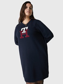 TH CURVE TH MONOGRAM SWEATER DRESS Desert Sky