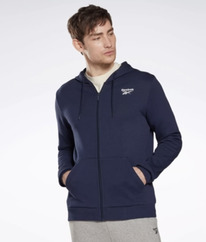 reebok Reebok Identity Fleece Zip-Up Hoodie Vector Navy