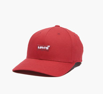 LS LEVIS LOGO FLEX FIT BASEBALL HAT Red