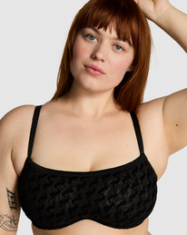 Victoriassecret WINK UNLINED SCOOP BRA Pure Black ����