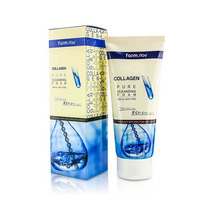����� ��� �������� � ���������� FarmStay COLLAGEN PURE CLEANSING FOAM