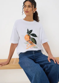 Matalan White Seville Oranges T-Shirt