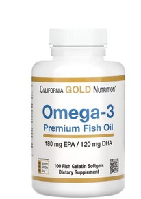 California Gold Nutrition,      -3, 100 