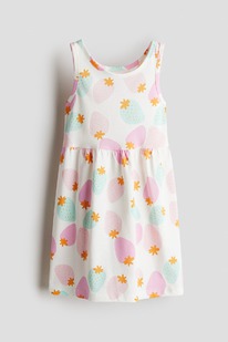 hm Gemustertes Baumwollkleid
