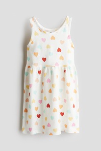 hm Gemustertes Baumwollkleid