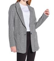 outlet46 vestino Damen Blazer karierter Frühlings-Blazer mit Reverskragen A