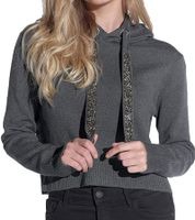 outlet46 vestino Damen Strick-Pullover mit Kapuze Alltags-Pulli Sweater Hoodie 9