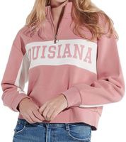 outlet46 vestino Damen Boxy Cropped Sweatshirt mit Stehkragen Trojer Alltags-Pul