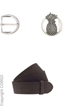 corso Ledergrtel mit Schlieen Vanzetti