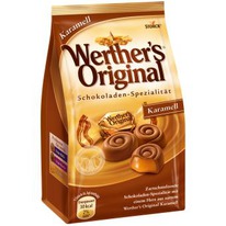worldofsweets Werthers Original Schokoladen-Spezialität Karamell 153g
