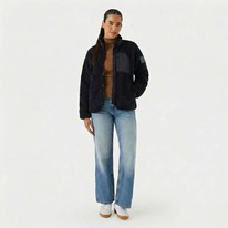 sportspar Reebok Double Monkey Fleece Damen Jacke RBO21460-Black