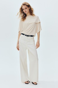 hm Jerseyshirt mit Cape-Detail