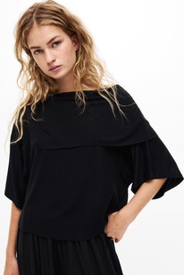 hm Jerseyshirt mit Cape-Detail